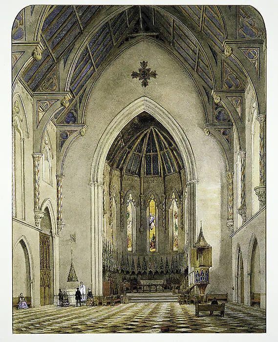 Chancel of Trinity Chapel, New York — John William Hill