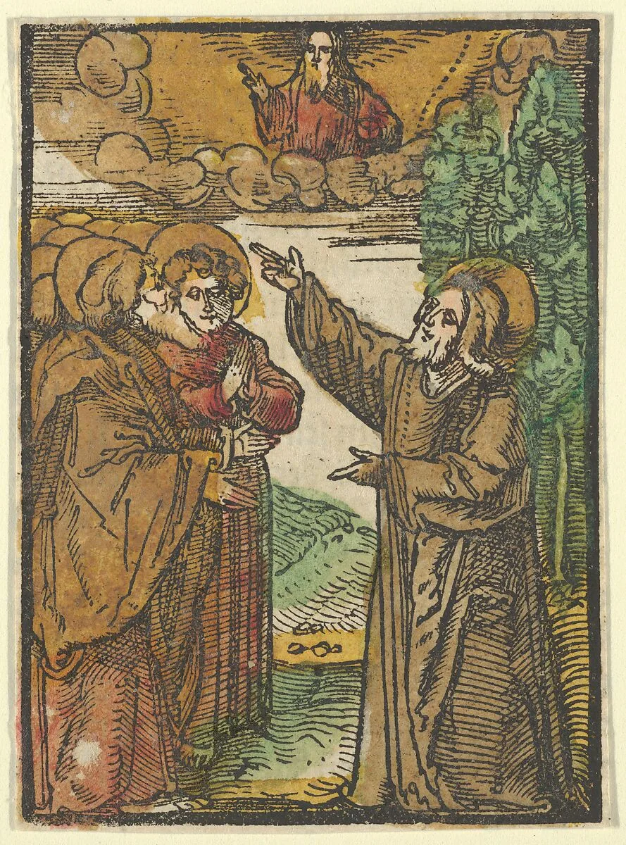 Christ Talking about his Return to the Father, from Das Plenarium — Hans Schäufelein|Adam Petri