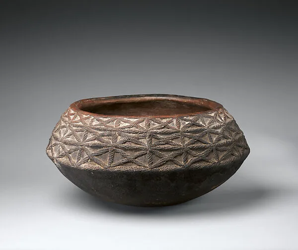 Vessel with Stylized Spider Motif — Unknown