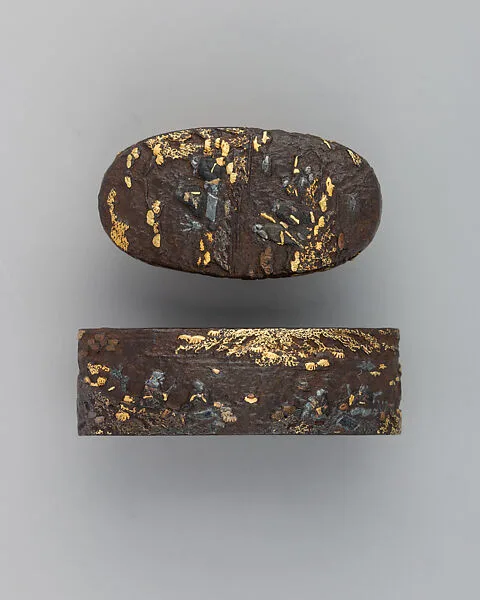 Sword-Hilt Collar and Pommel (Fuchigashira) — Unknown
