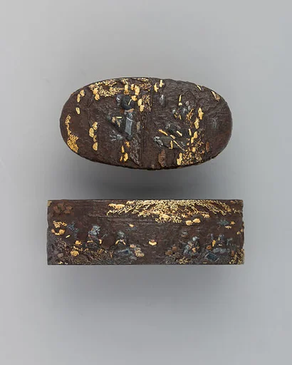 Sword-Hilt Collar and Pommel (Fuchigashira)