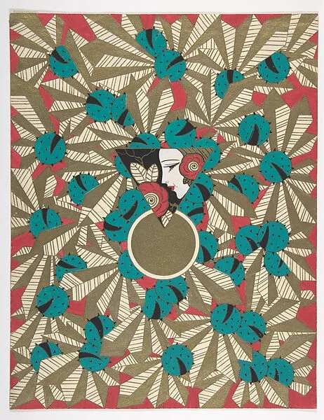 Design for a Makeup or Perfume Box — Anonymous, French, 20th century