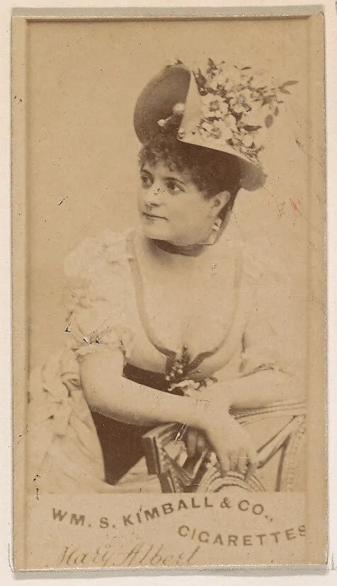 Mary Albert, from the Actresses series (N203) issued by Wm. S. Kimball & Co. — William S. Kimball & Company