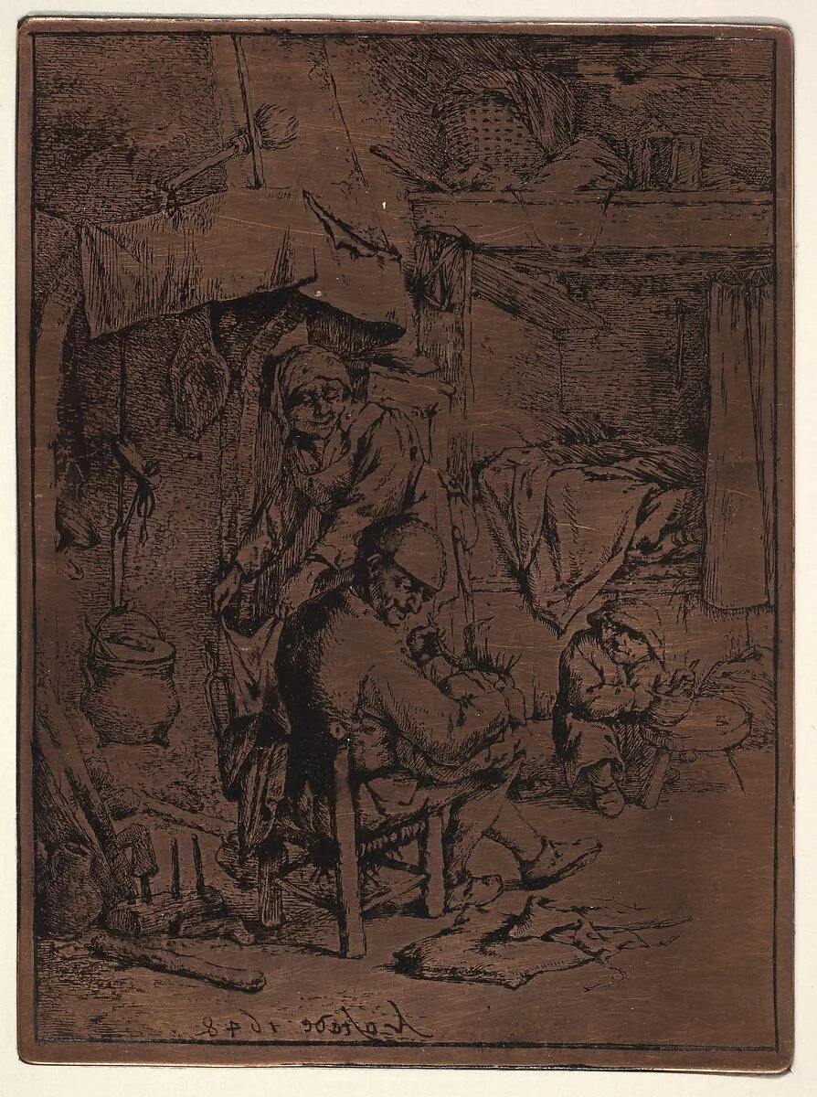 The Pater Familias — Adriaen van Ostade