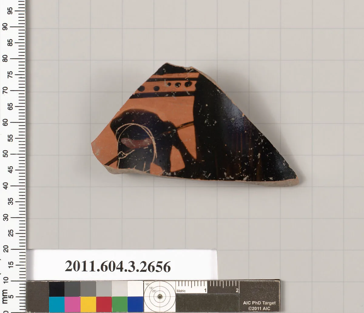 Terracotta fragment of an olpe (jug) — Unknown