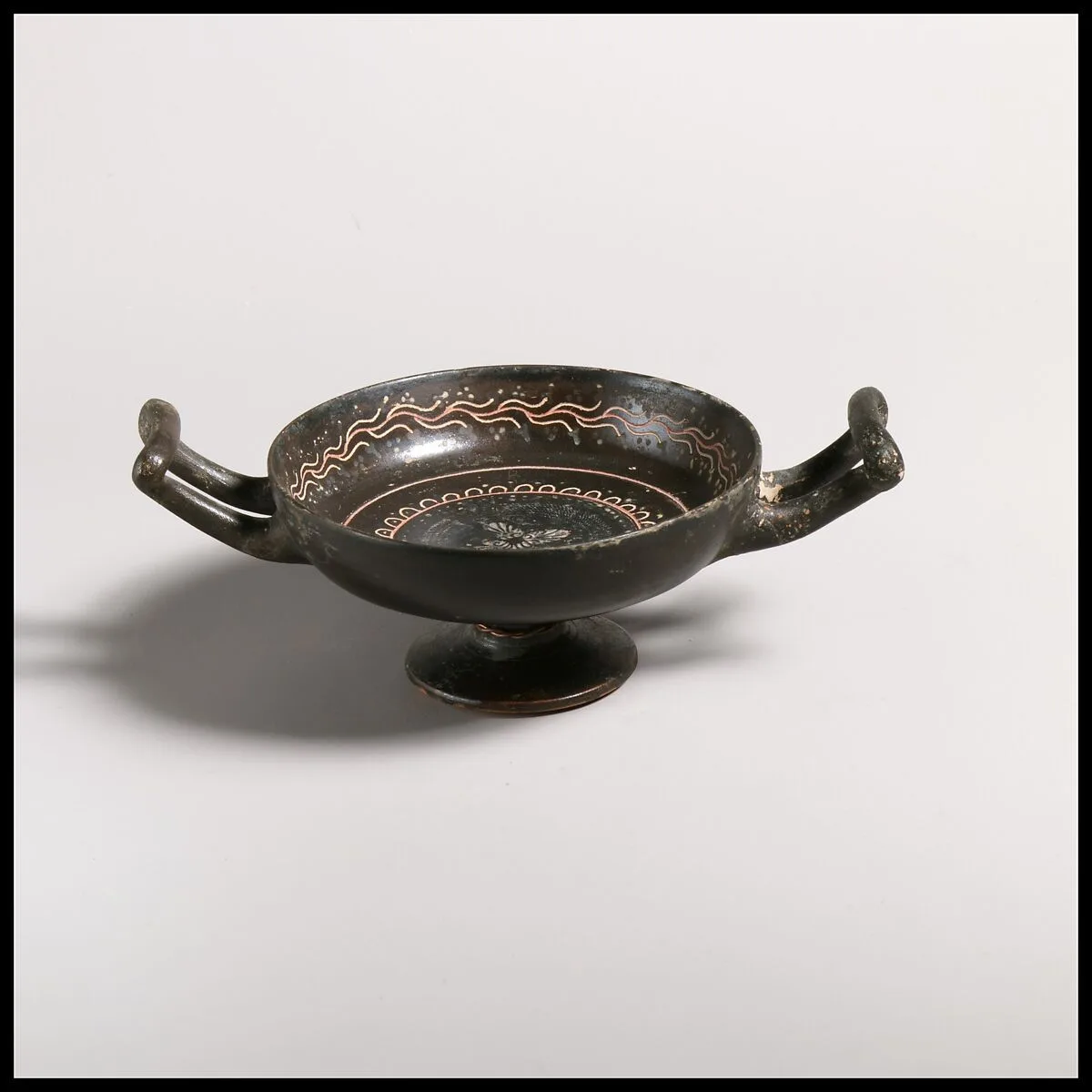 Terracotta kylix (drinking cup) — Unknown