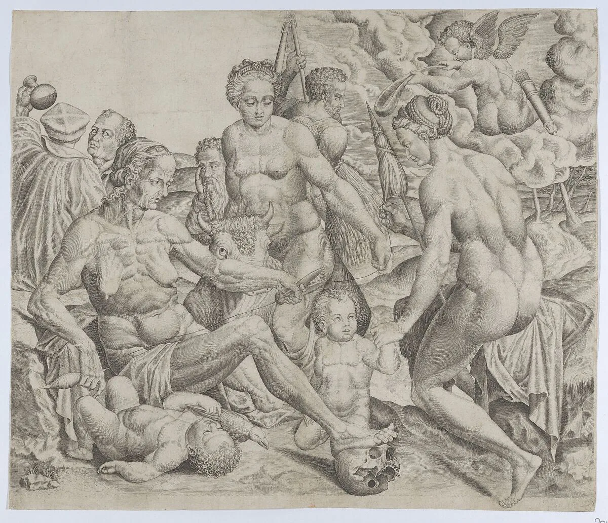 The Three Fates — Anonymous, Italian, North Italy, 16th century