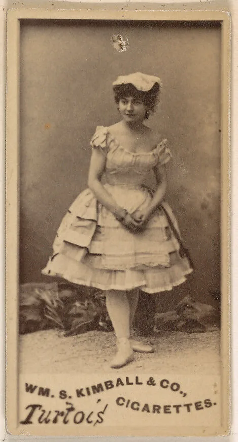 Miss Turtois, from the Actresses series (N203) issued by Wm. S. Kimball & Co. — William S. Kimball & Company