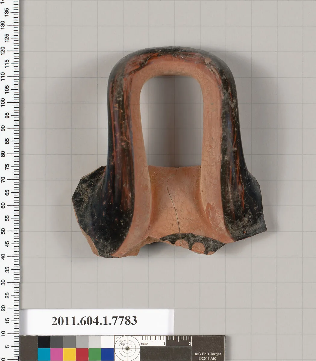 Terracotta fragment of a kylix (drinking cup) — Unknown