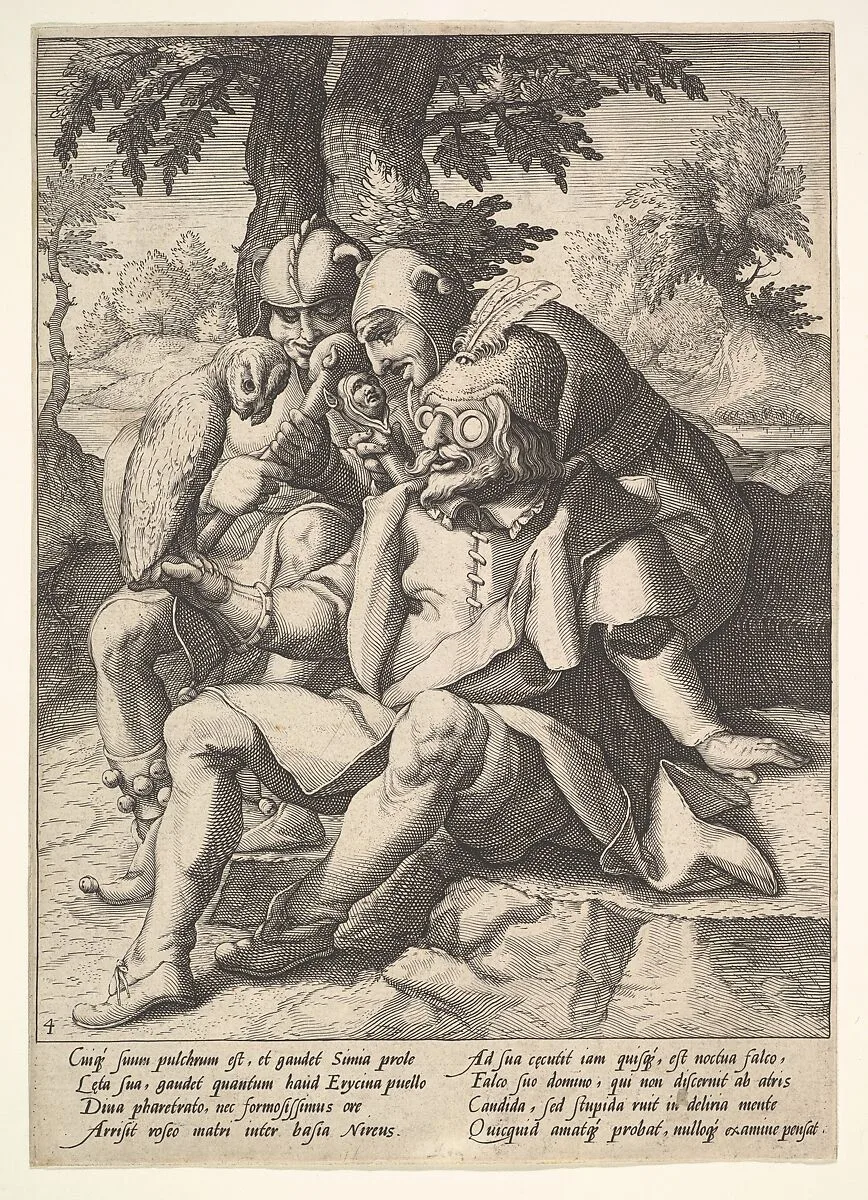 The Wisdom of Fools, from Six Proverbs — Jacques de Gheyn II|Karel van Mander I