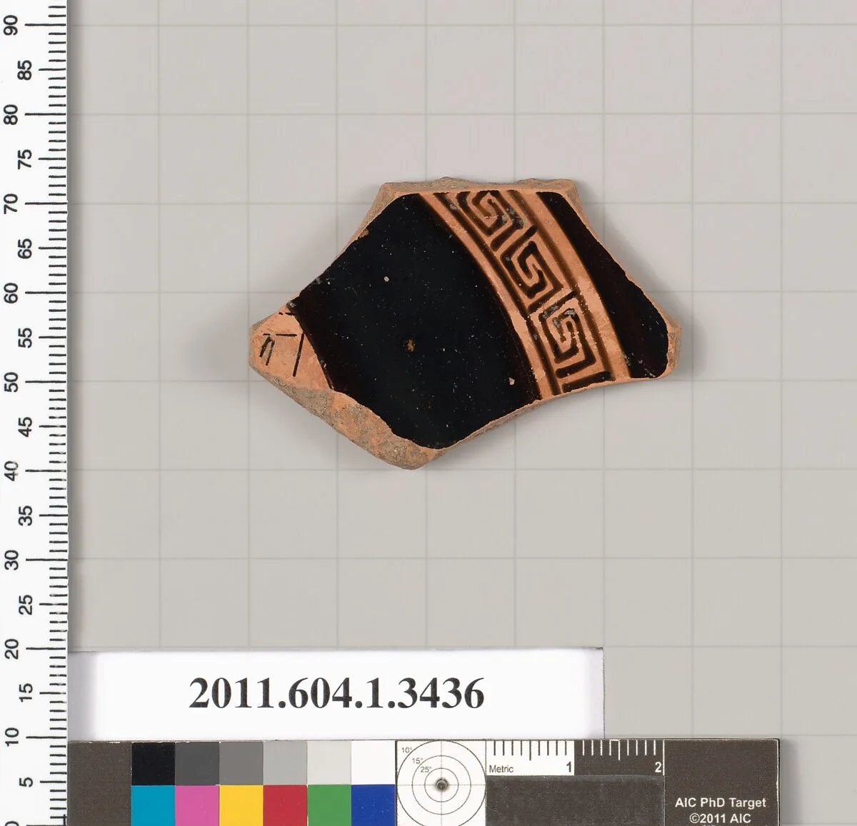 Terracotta fragment of a kylix (drinking cup) — Unknown