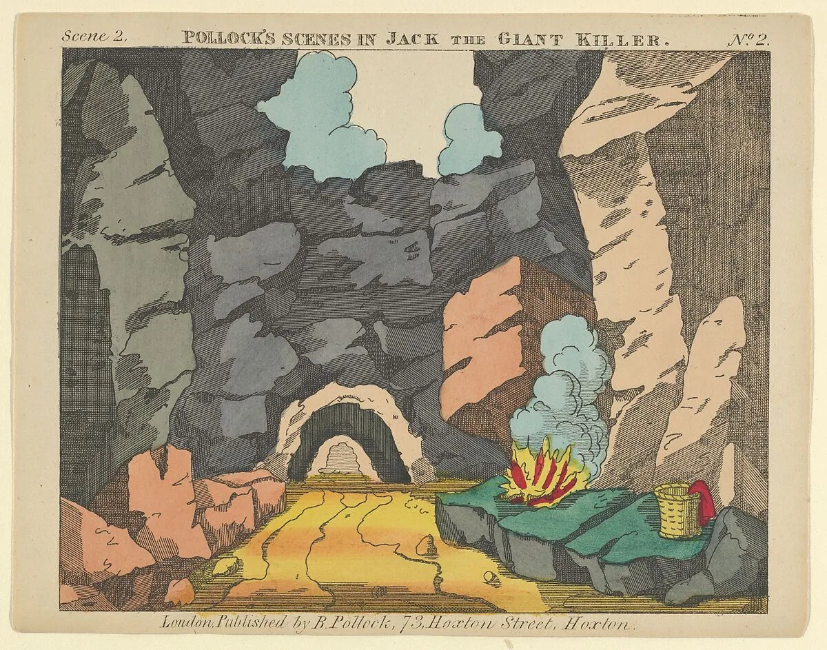 Scene 2, from Jack and the Giant Killer, Scenes for a Toy Theater — Benjamin Pollock