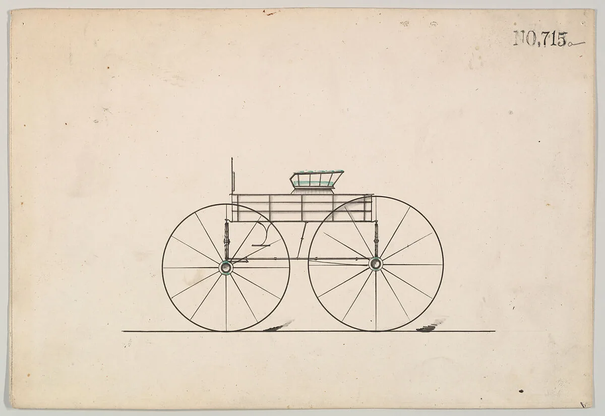 Design for Wagon, no. 715a — Brewster & Co.