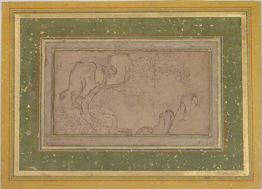 Lion (Chi'lin) in a Landscape
