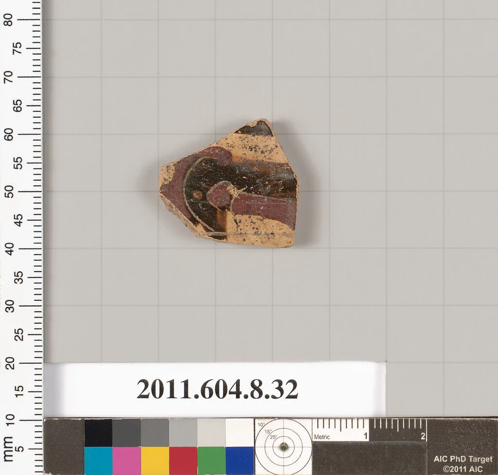 Terracotta fragment of a closed shape — Unknown