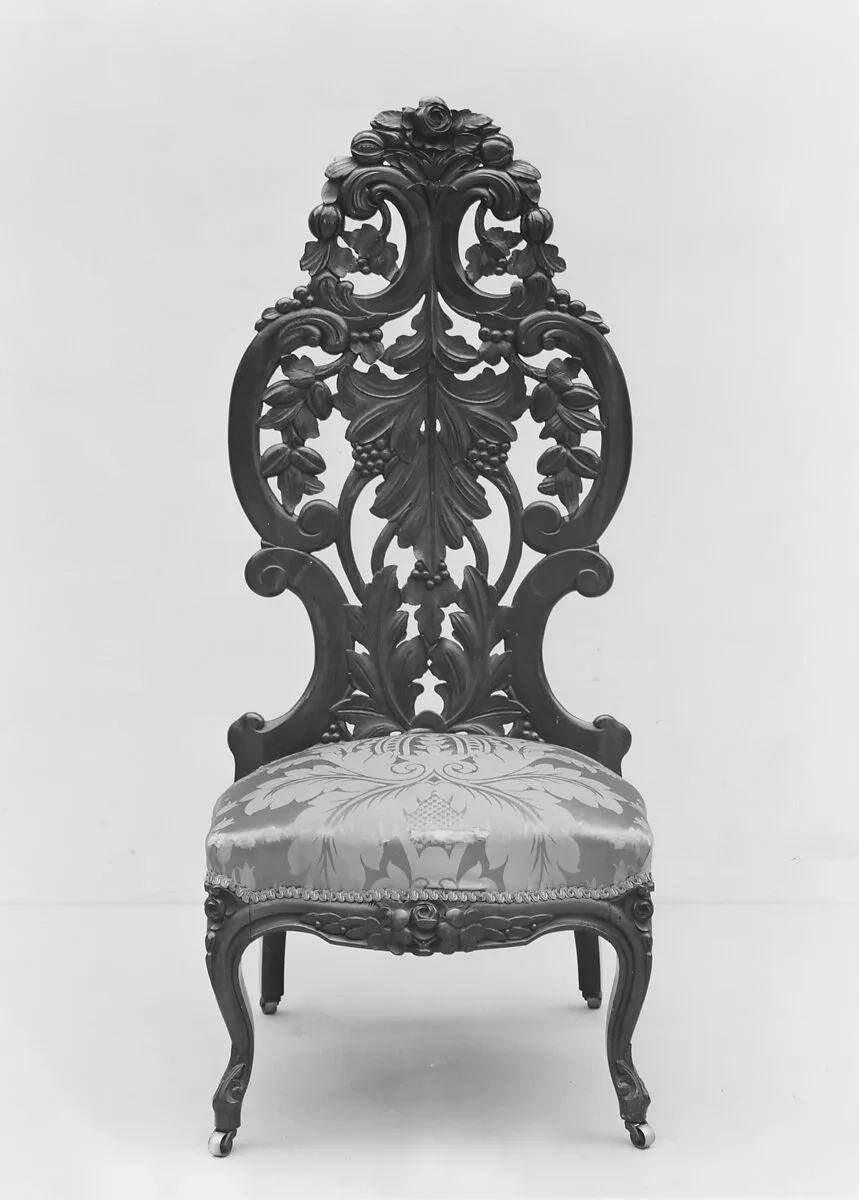 Slipper Chair — John Henry Belter