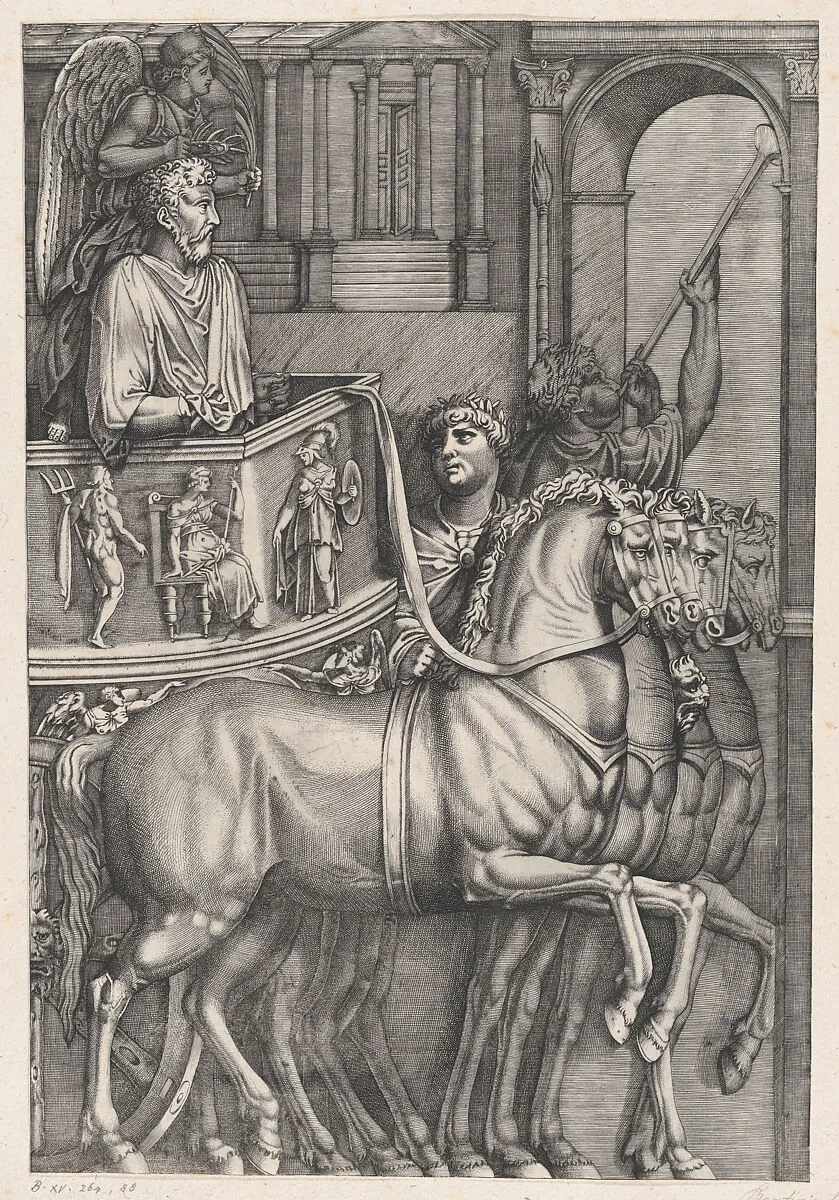 The Triumph of Marcus Aurelius — Nicolas Beatrizet
