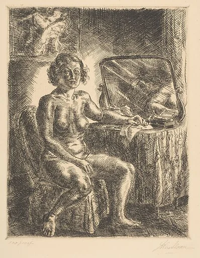 Nude at Dressing Table