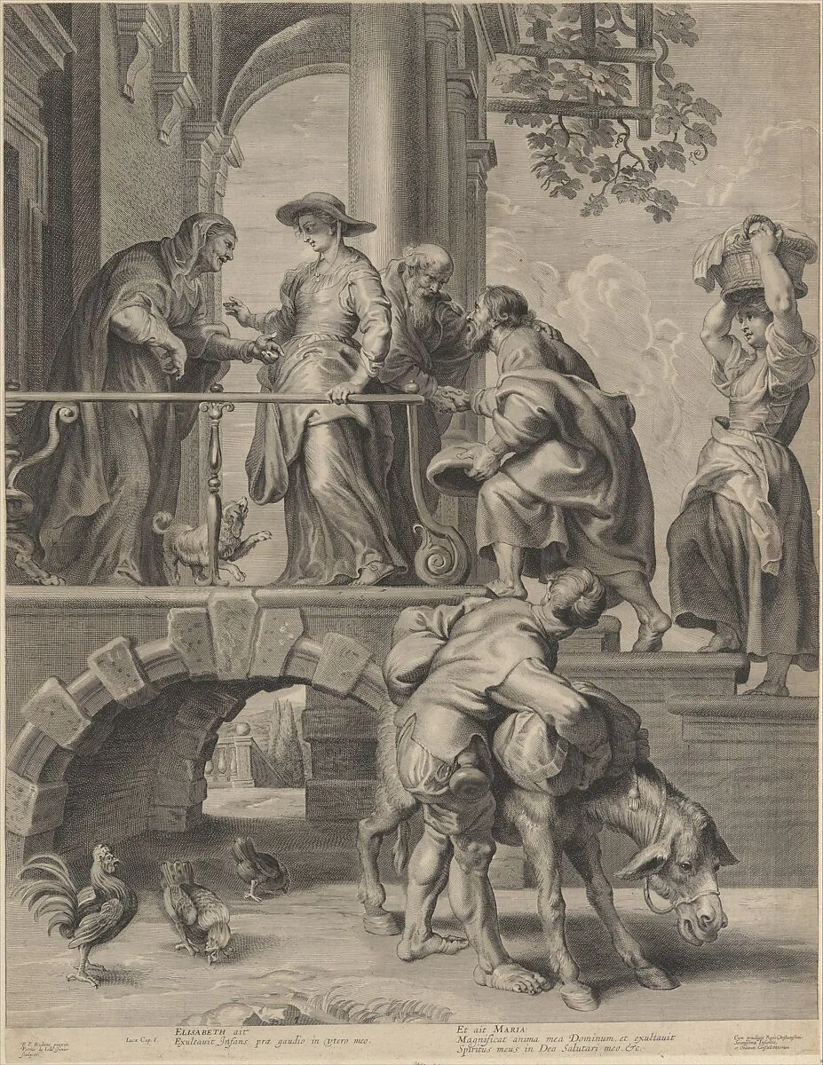 The Visitation — Pieter de Jode II|Peter Paul Rubens