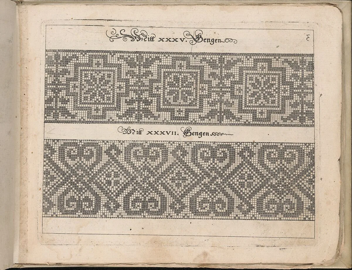 Schön Neues Modelbuch (Page 8 recto) — Johann Sibmacher|Balthasar Caymox