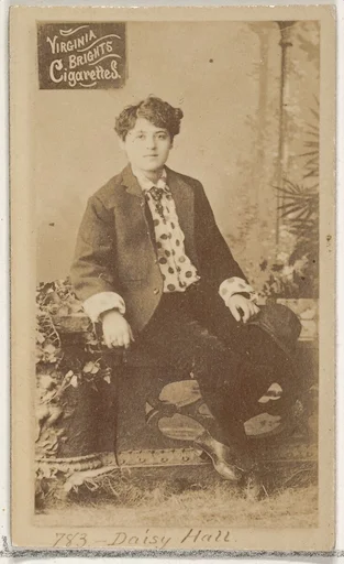 Card 783, Daisy Hall, from the Actors and Actresses series (N45, Type 2) for Virginia Brights Cigarettes