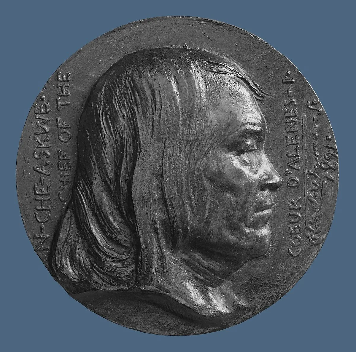 N-Che-Askwe, Chief of the Coeur d'Alenes — Olin Levi Warner