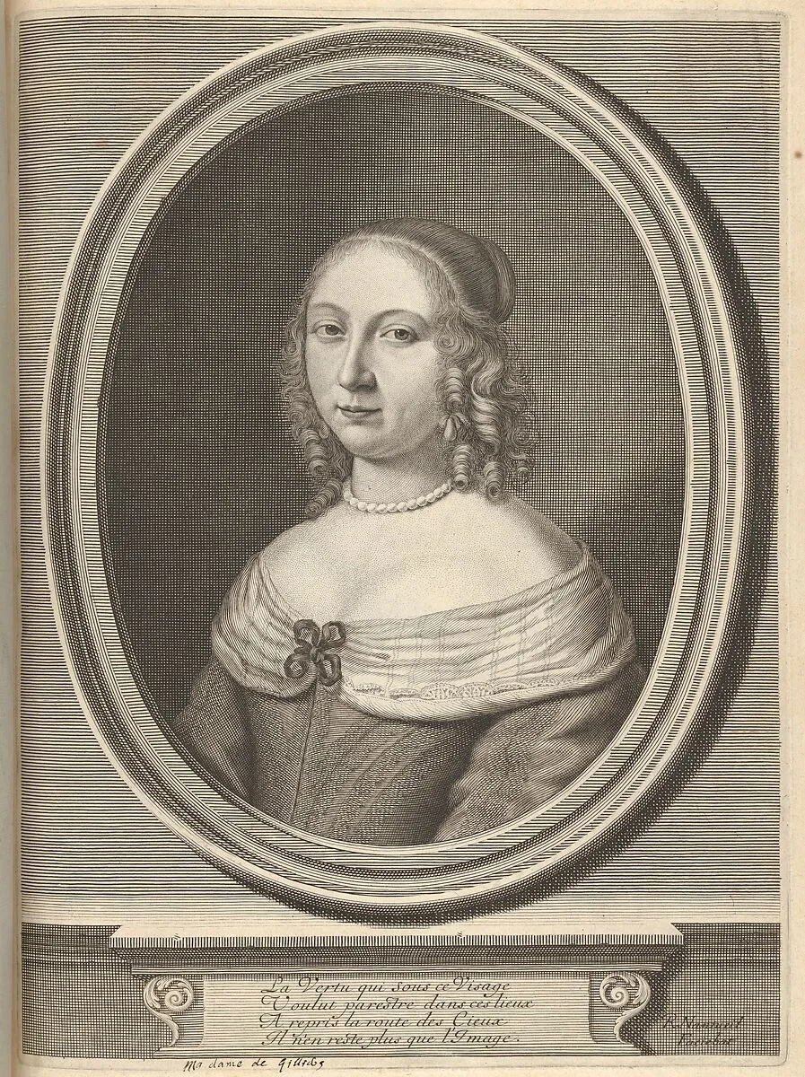 Portrait of Marie de Gillier — Robert Nanteuil