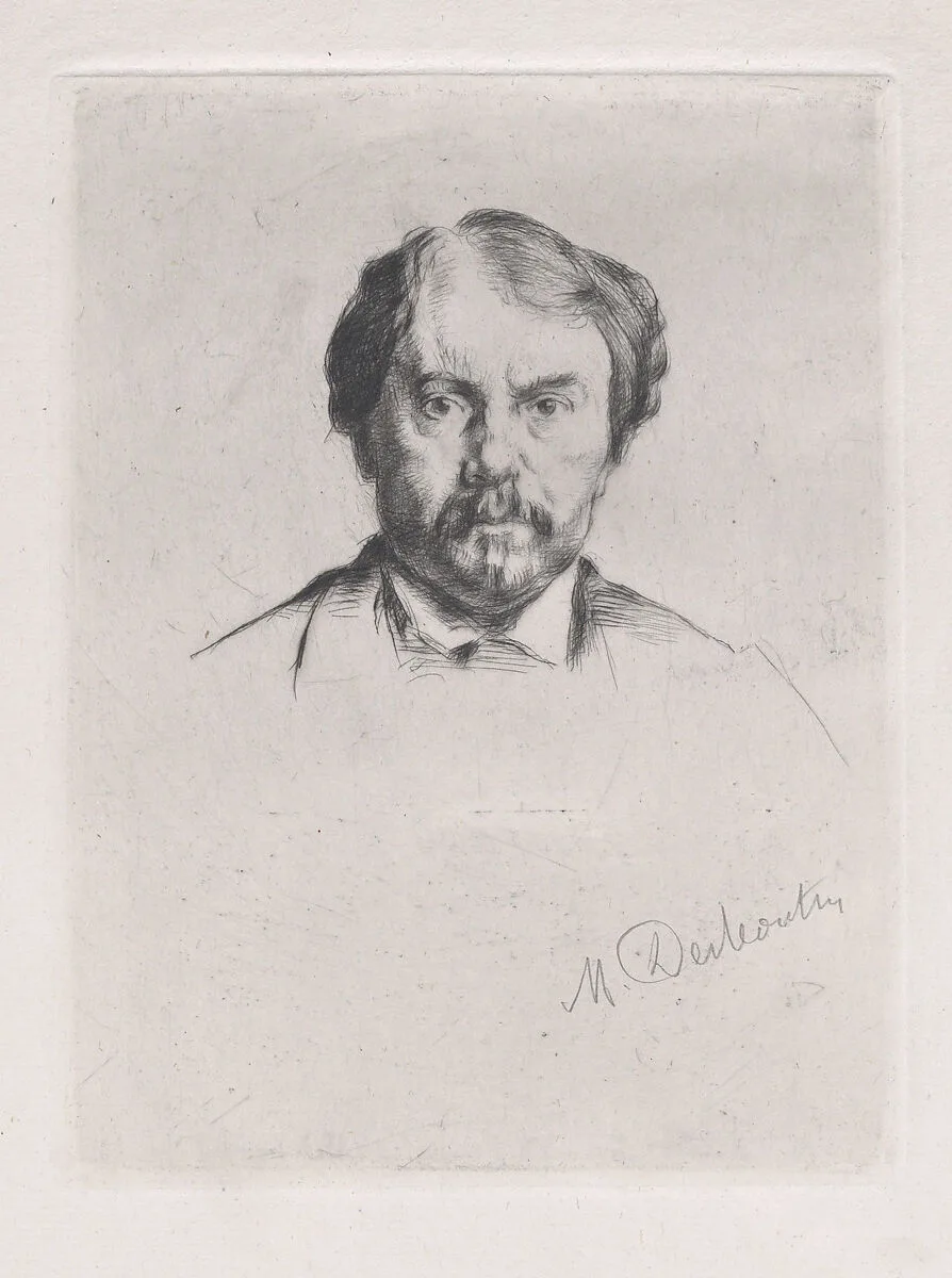 Portrait of Edmond de Goncourt — Marcellin Desboutin|Edmond de Goncourt