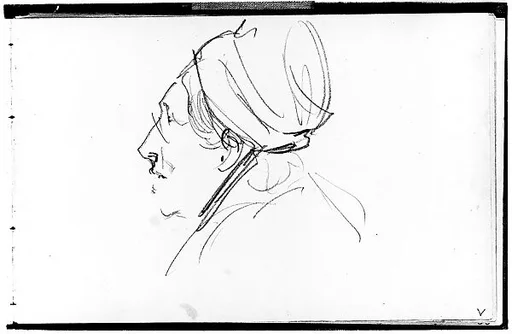 Head with Turban (from Sketchbook of Javanese Dancers)