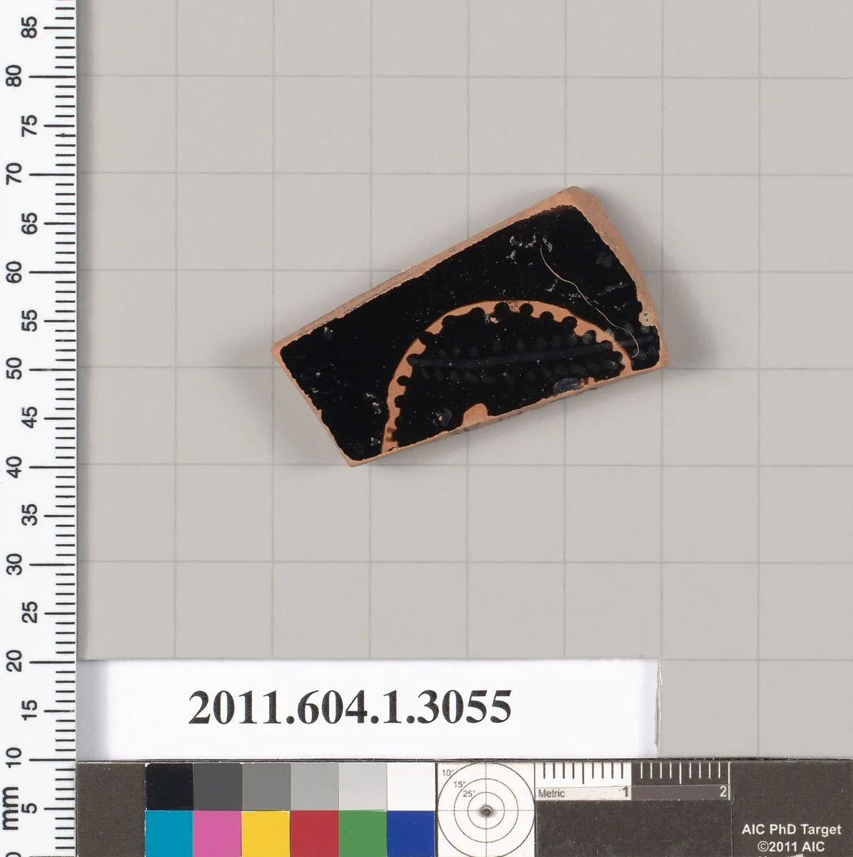 Terracotta fragment of a kylix (drinking cup) — Unknown
