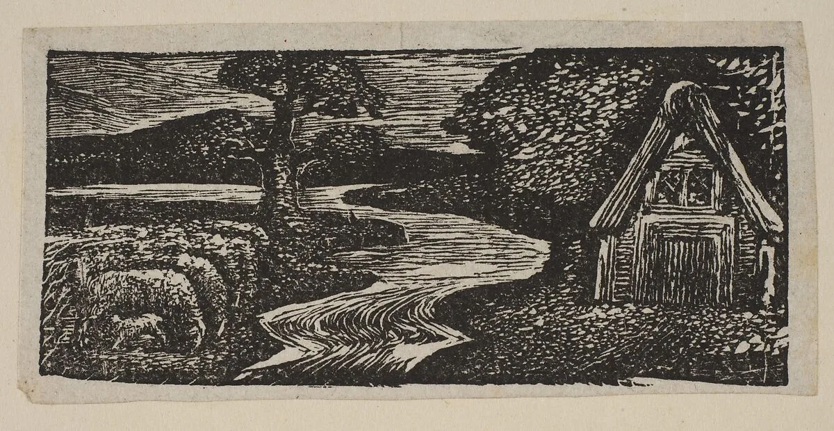 Sabrina's Silvery Flood, from Thornton's "Pastorals of Virgil" — Virgil|William Blake|Robert John Thornton