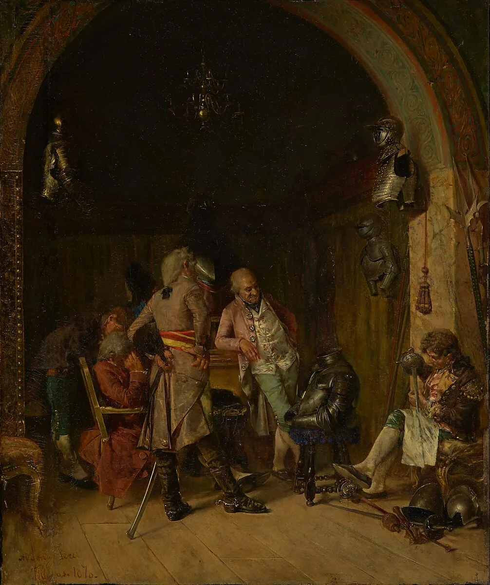 Examining Antique Arms — José Villegas y Cordero