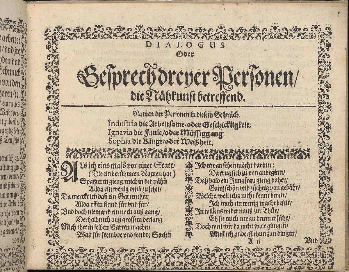 Newes Modelbuch in Kupffer (Page 4v) — Johann Sibmacher