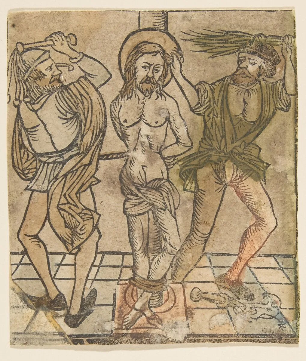 The Flagellation — Anonymous, German, 15th century