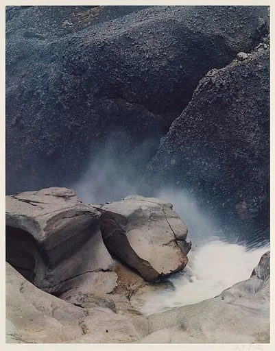 Upper End of Waterfall, Hagavatn Lake, Central Iceland
