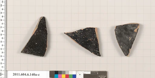 Terracotta fragments of open shapes