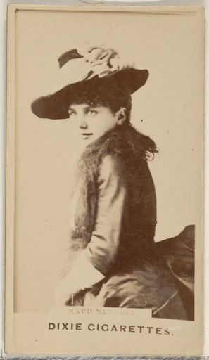 Maud Mullett, from the Actors and Actresses series (N45, Type 7) for Dixie Cigarettes