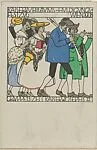 Procession in Honor of the Emperor's Jubilee, 1908, Group 13: The Era of Emperor Joseph II (Kaiser Huldigungs Festzug, 1908, Gruppe 13: Zeit Kaiser Josephs II) — Wiener Werkstätte|Josef Diveky