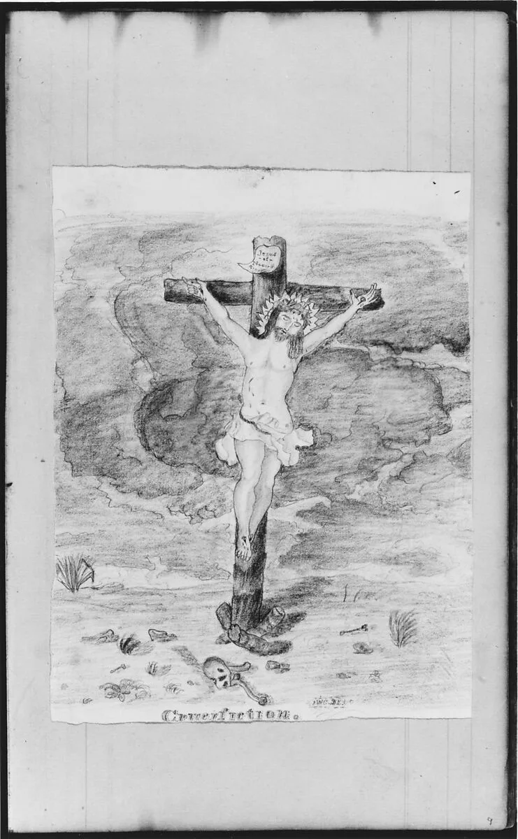 "Crucifixion" (from Sketchbook) — John William Casilear
