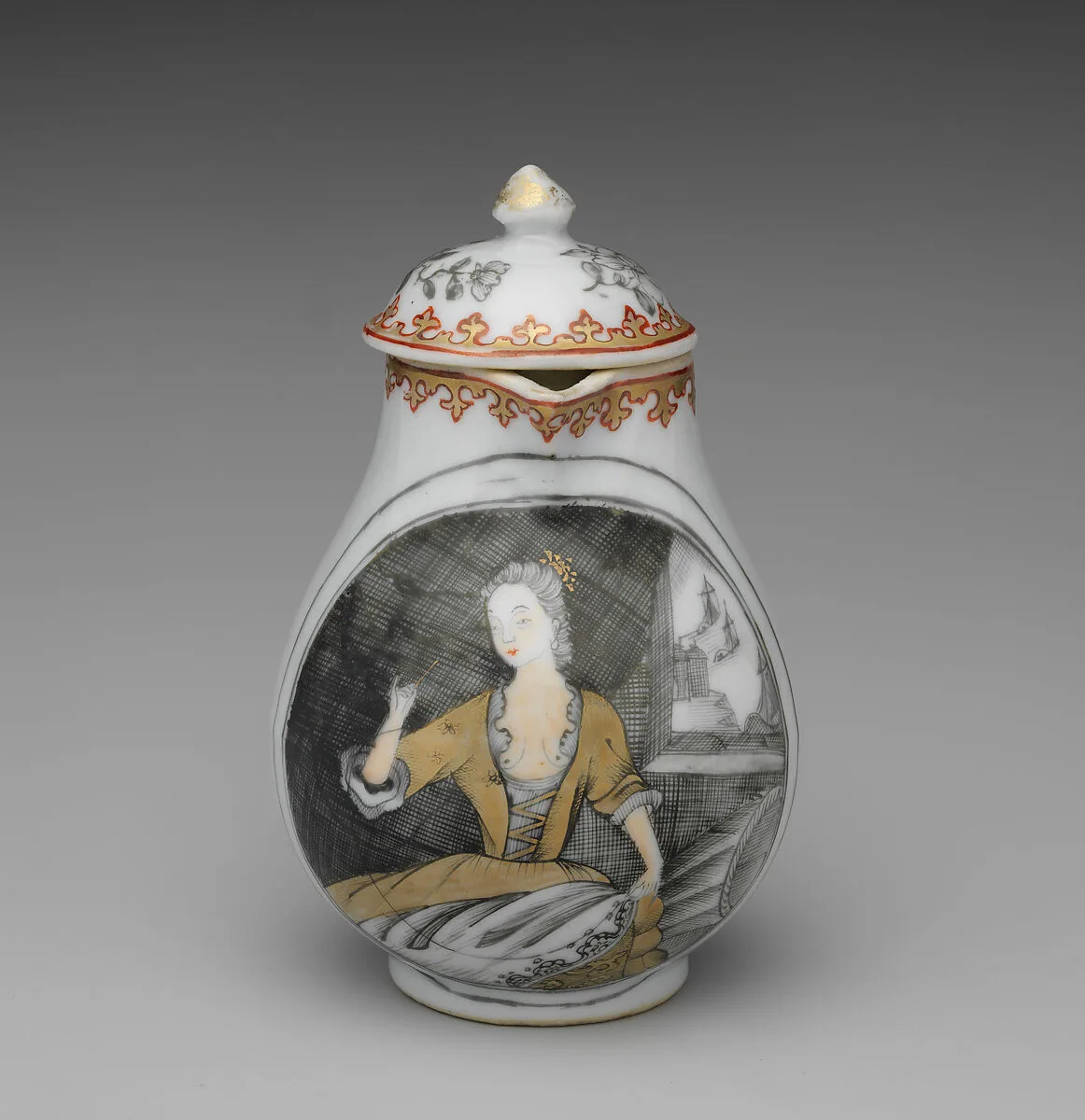 Creamer with cover (part of a service) — Unknown