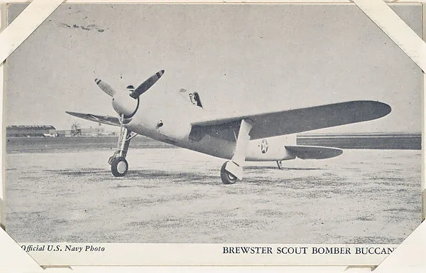 Brewster Scout Bomber Buccaneer from Military--Official Photos cards (W615) — Unknown