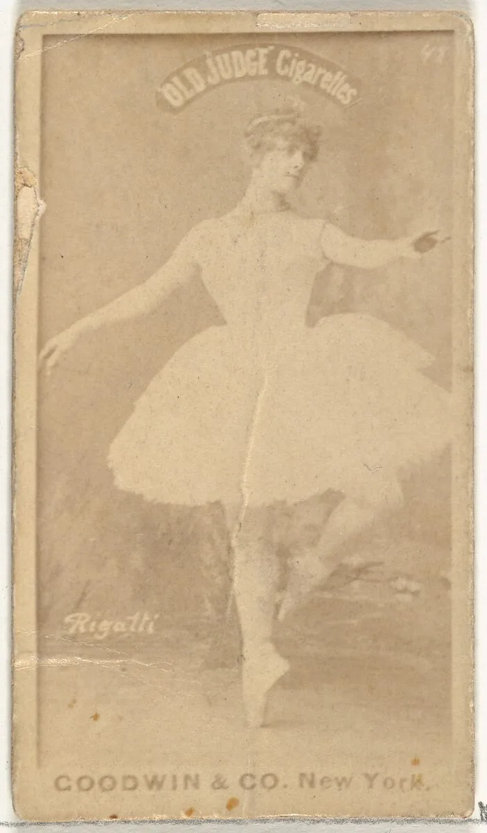 Rigatti, from the Actors and Actresses series (N171) for Old Judge Cigarettes — Goodwin & Company