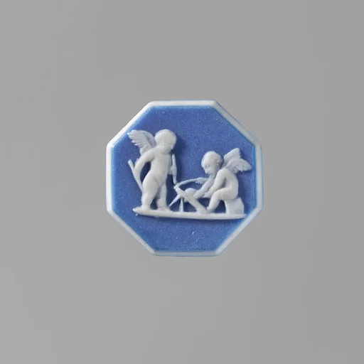Two putti working