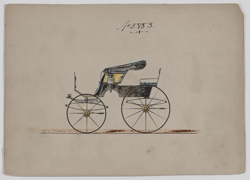 Design for Stanhope Phaeton, no. 3853