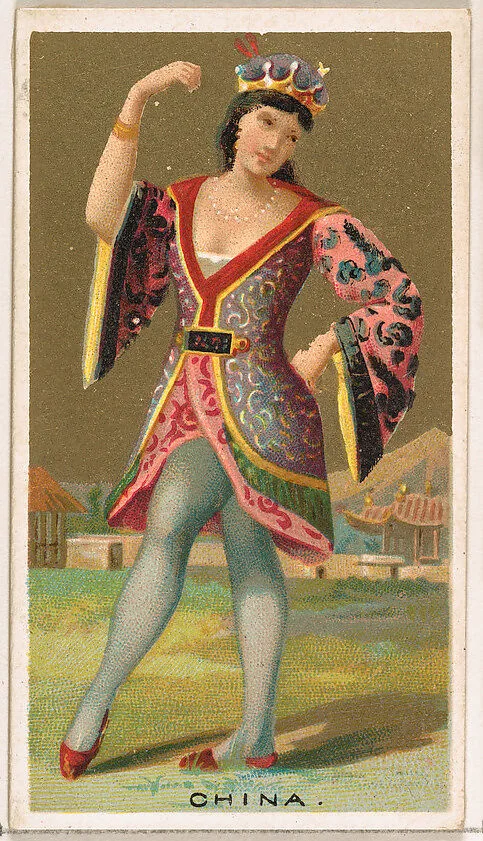 China, from the Dancing Girls of the World series (N185) issued by Wm. S. Kimball & Co. — William S. Kimball & Company