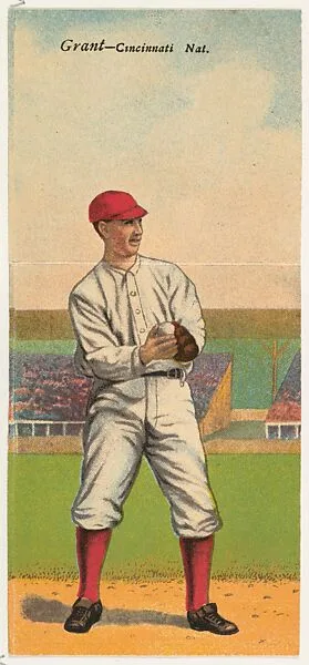 Grant, Cincinnati, National League, from the Mecca Double Folder series (T201) — Mecca Cigarettes