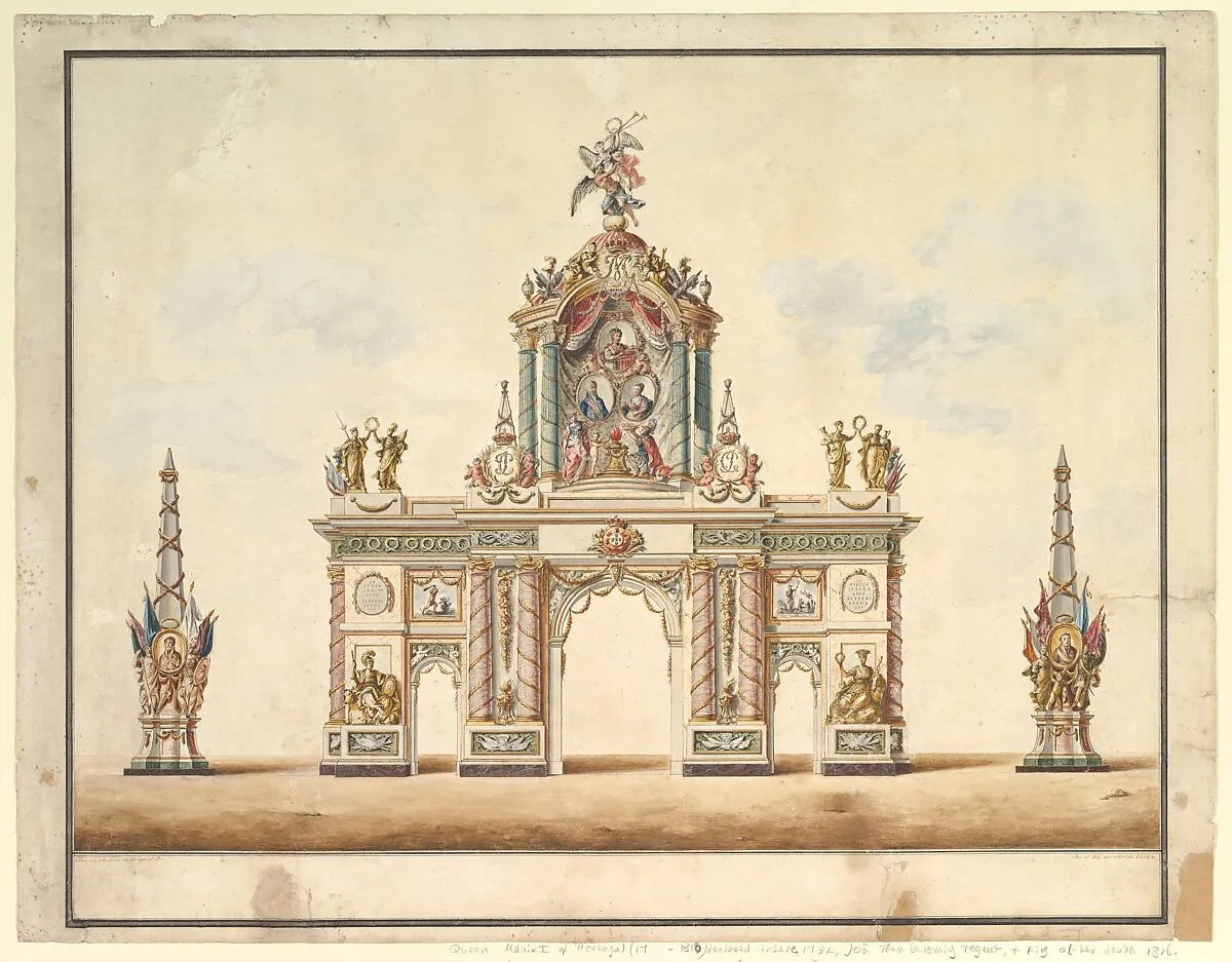 Triumphal Arch, April 1814 — Francisco Antonio de Sousa
