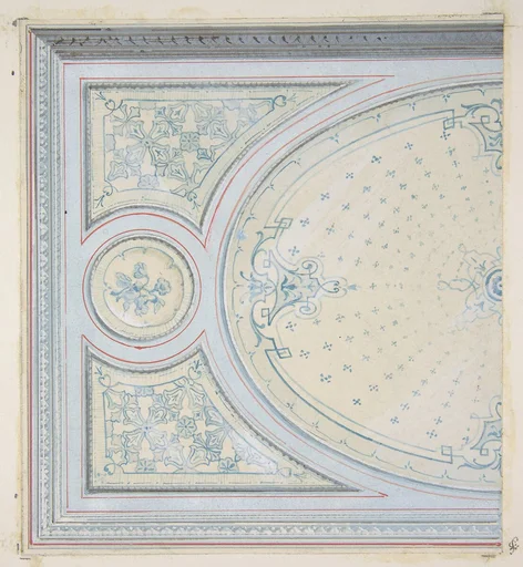Design for the decoration of a ceiling