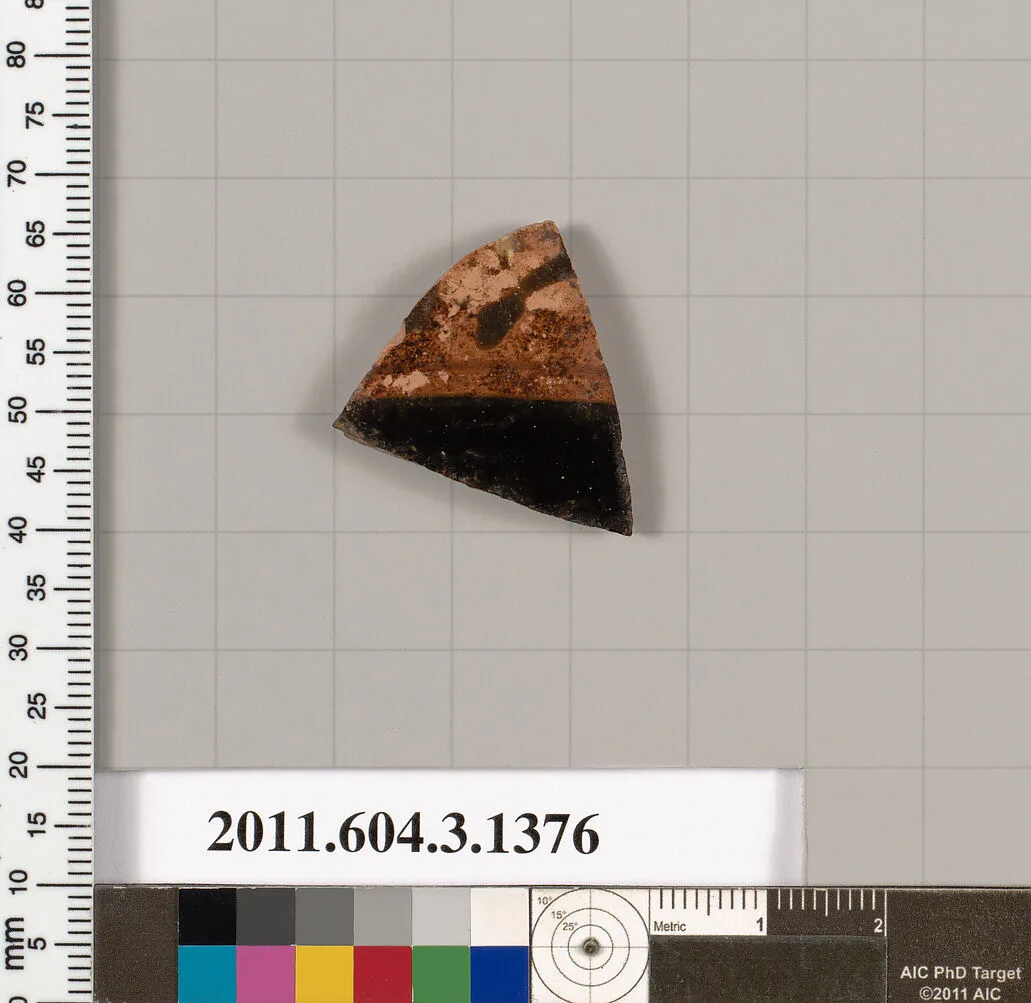 Terracotta fragment of a skyphos (deep drinking cup) — Unknown
