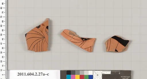 Terracotta fragments of a psykter (vase for cooling wine)
